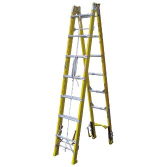 （株）ナカオ 三連折たたみ伸縮はしご バンボ 3-65GF 三連折たたみ伸縮はしご　バンボ 3-65GF