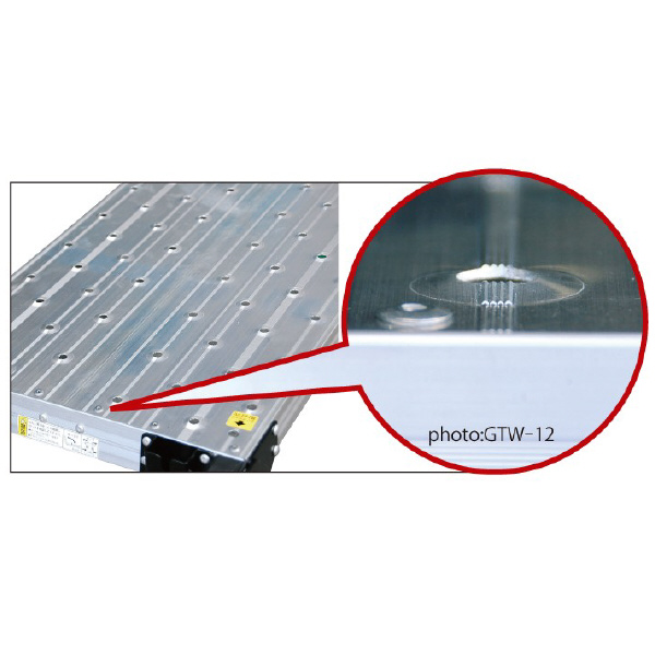 （株）ナカオ 四脚調節式足場台(可搬式作業台) GTW 四脚調節式足場台（可搬式作業台）　ＧＴＷ GTW-12
