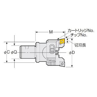 （株）日研工作所 バランスカットボーリングヘッド RAC バランスカットボーリングヘッド 12-RAC25-55E