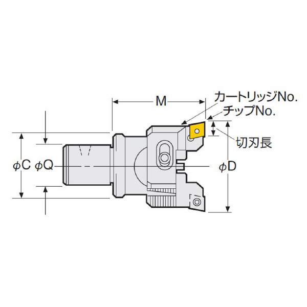 （株）日研工作所 バランスカットボーリングヘッド RAC バランスカットボーリングヘッド 12-RAC25-55E