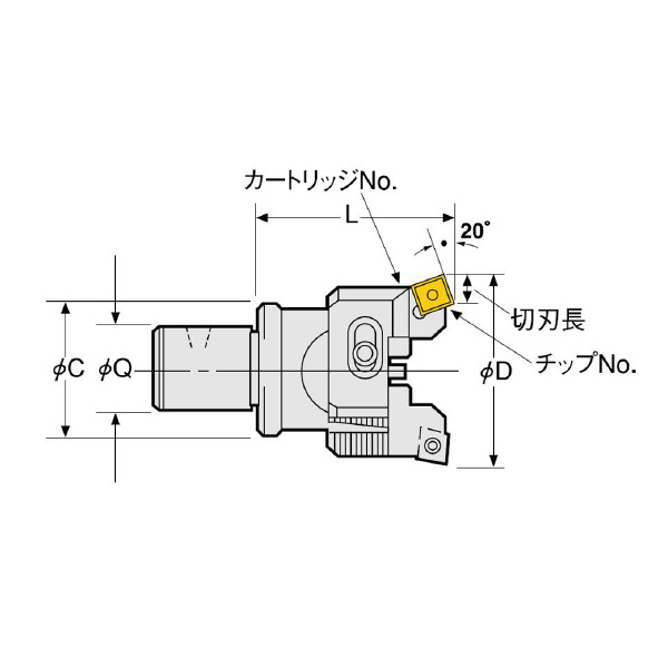 （株）日研工作所 バランスカットボーリングヘッド RAC バランスカットボーリングヘッド 12-RAC25-55K