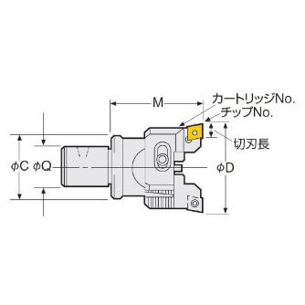 （株）日研工作所 バランスカットボーリングヘッド RAC バランスカットボーリングヘッド 20-RAC43-70