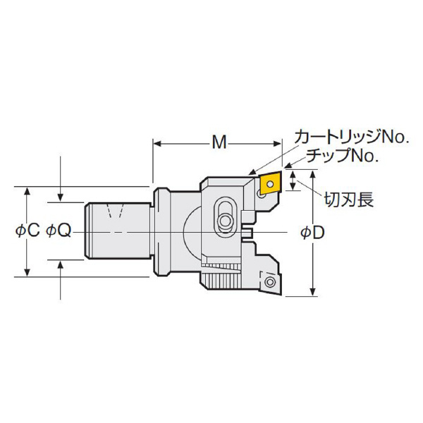 （株）日研工作所 バランスカットボーリングヘッド RAC バランスカットボーリングヘッド 20-RAC43-70