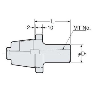 （株）日研工作所 アンギュラヘッド用モールステーパスリーブ AHK アンギュラヘッド用モールステーパスリーブ AHK35-MT2
