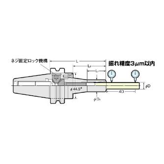 （株）日研工作所 ミニミニチャック BT-MMC ミニミニチャック BT30-MMC12-105