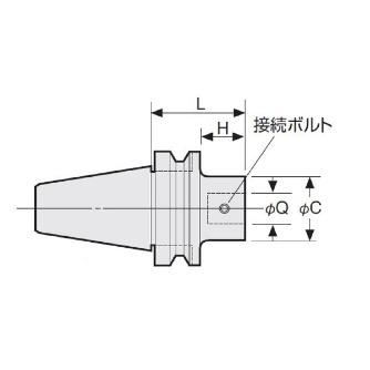 （株）日研工作所 ボーリング用ベースホルダ BT-Q ボーリング用ベースホルダ BT30-Q26-40