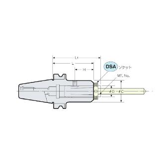 （株）日研工作所 サイドロックホルダB型 BT-SLB サイドロックホルダＢ型（ドリル用） BT40-SLB35-135