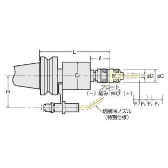 （株）日研工作所 タッパチャック/逆転内蔵 BT-ZR タッパチャック／逆転内蔵 BT40-ZR20