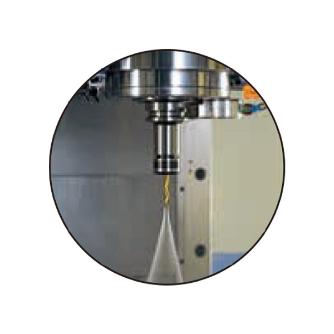 （株）日研工作所 フランジスルー型スリムチャック BT-SK フランジスルー型スリムチャック BT50-SK10F-165