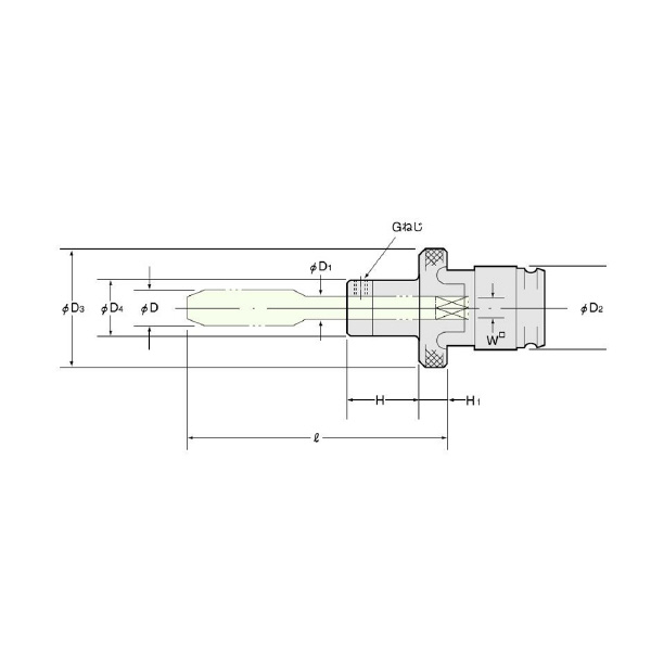 （株）日研工作所 トルク調整なしタップコレット ZMK トルク調整なしタップコレット ZMK12-1/8P