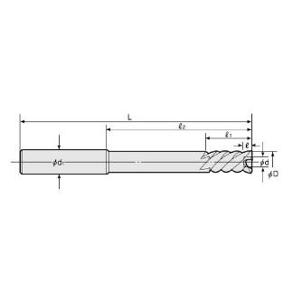 （株）日研工作所 底付き用タフカットスキルリーマ ST SRS 底付き用タフカットスキルリーマ　ＳＴ SRS-10.0F