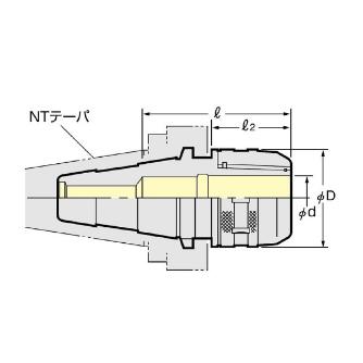 （株）日研工作所 クイックチェンジ用ミーリングチャック MCT クイックチェンジ用ミーリングチャック MCT45-20