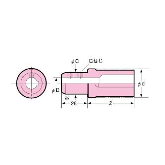 （株）日研工作所 NC旋盤用オイルジェッタバイトスリーブ LEA ＮＣ旋盤用オイルジェッタバイトスリーブ LEA20-6