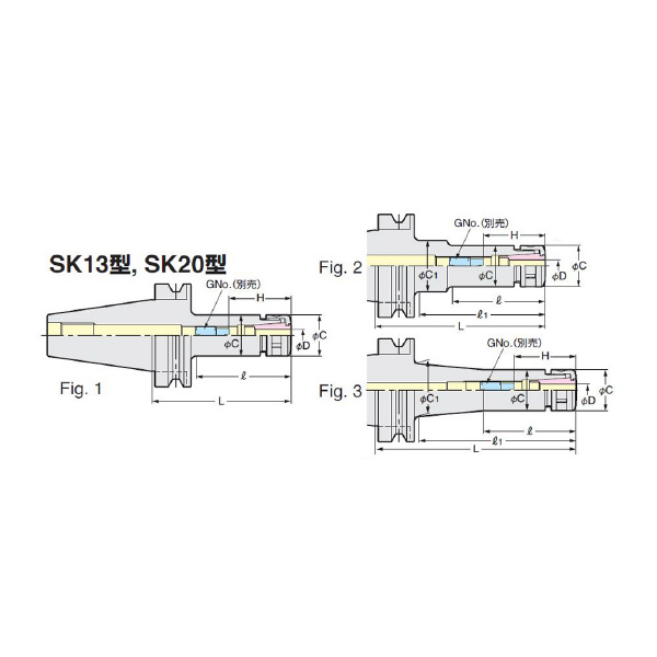 （株）日研工作所 スリムチャック BT-SK スリムチャック BT30-SK25-90