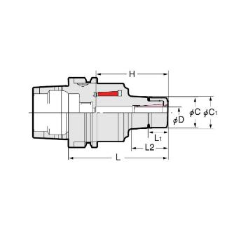 （株）日研工作所 メジャードリームホルダ HSK-MDSK メジャードリームホルダ HSK63A-MDSK10-75