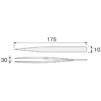 ホーザン株式会社 ピンセット P ピンセット P-86-175