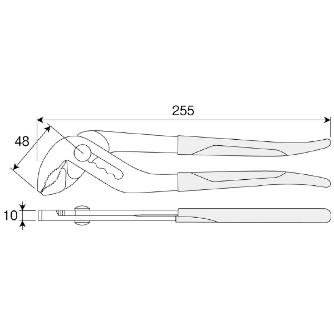 ホーザン株式会社 ウォーターポンププライヤー ウォーターポンププライヤー P-245