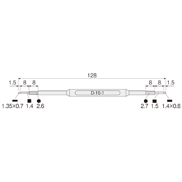 ホーザン株式会社 コアドライバー D-16 コアドライバー D-16-1B