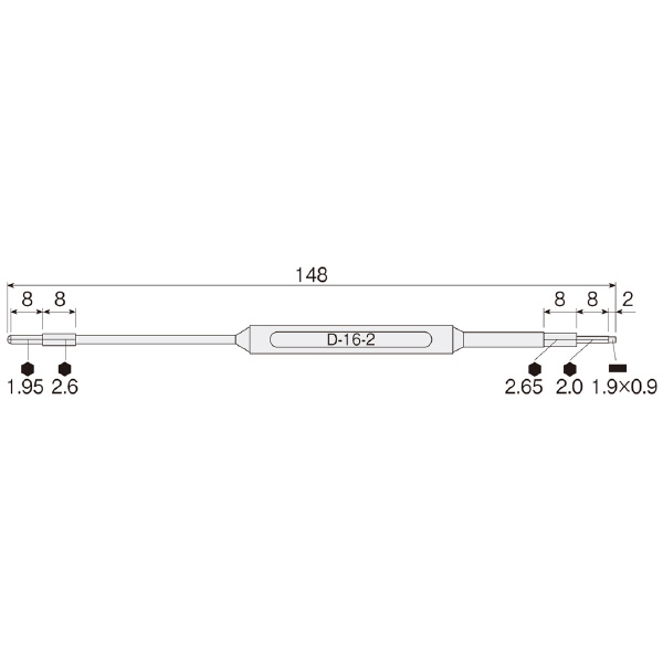 ホーザン株式会社 コアドライバー D-16 コアドライバー D-16-2B