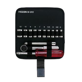 ホーザン株式会社 ソケットレンチセット ソケットレンチセット W-510