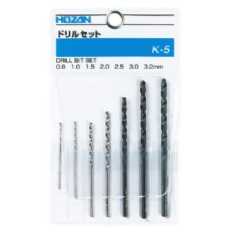 ホーザン株式会社 ドリルセット ドリルセット K-5
