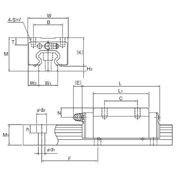 ＴＨＫ（株） LMガイド用ブロック HSR ＬＭガイド用ブロック HSR30LR1SS(GK) BLOCK