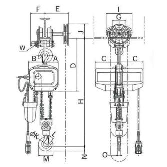 象印チェンブロック（株） 2速電気チェーンブロック(過負荷防止付) FB43G ２速電気チェーンブロック（過負荷防止付） FB43G-2-6M2ﾃﾝ200V (F43G-02060)