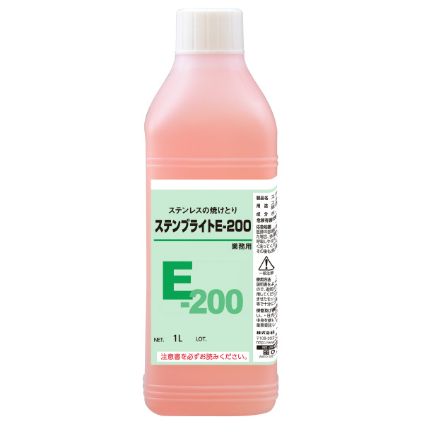 （株）イチネンケミカルズ ステンブライト E－200 電解液 溶接関連 026001 ｽﾃﾝﾌﾞﾗｲﾄ E-200 1L
