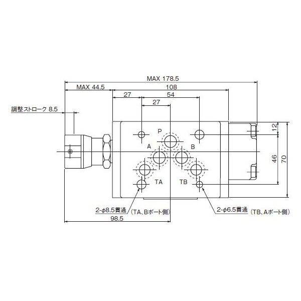 ダイキン工業（株） モジュラースタック形流量調整弁 MF モジュラースタック形流量調整弁 MF-03P-45