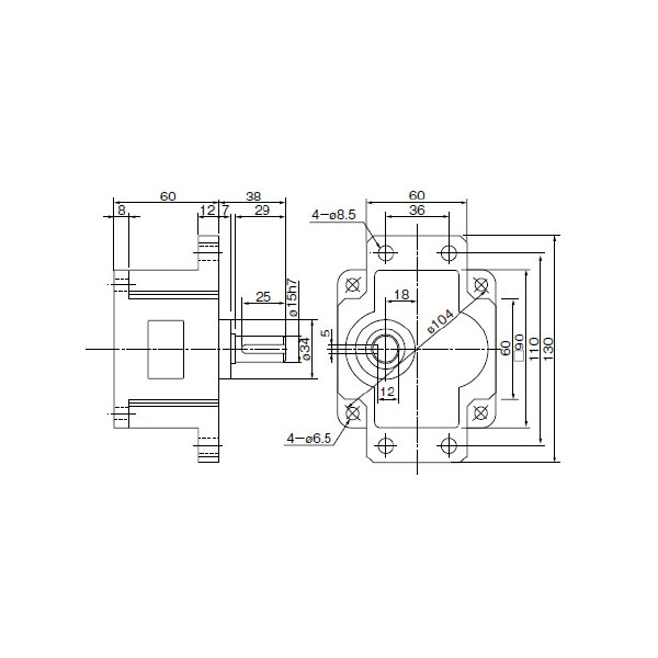 パナソニック（株） ギヤヘッド MY ギヤヘッド MY9G120B