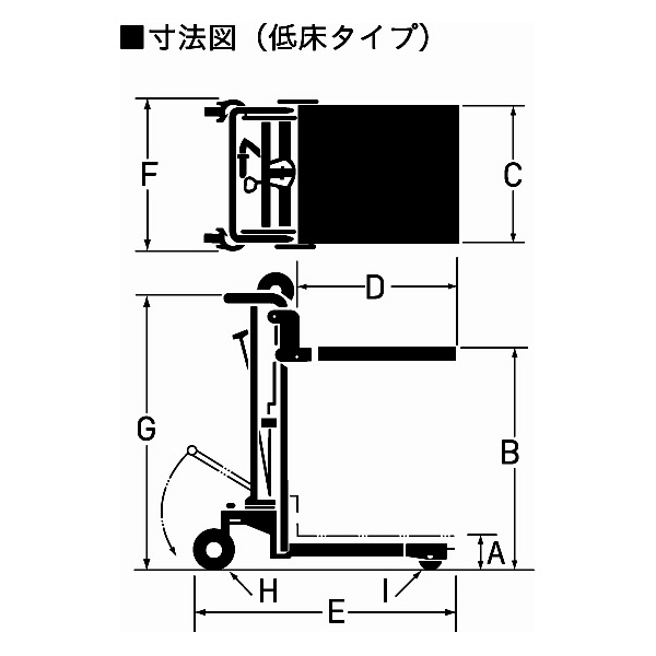 （株）をくだ屋技研 サントカー 低床式 SC サントカー　低床式 SC-2-8L-A