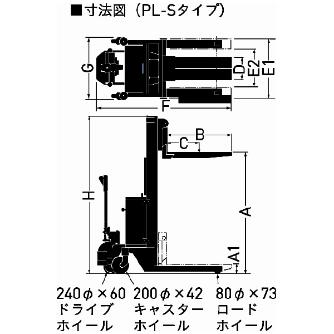 （株）をくだ屋技研 自走式パワーリフター PL-S 自走式パワーリフター PL-S800-15