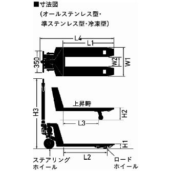 （株）をくだ屋技研 キャッチパレットトラック 冷凍仕様 CPF キャッチパレットトラック　冷凍仕様 CPF-15M-85-A