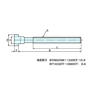 （株）ナベヤ Tスロットボルト BT Ｔスロットボルト BT06025M