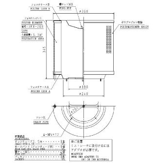 ＳＤＧ（株） 高性能アフターフィルタ 3AF 高性能アフターフィルタ 3AF-20E