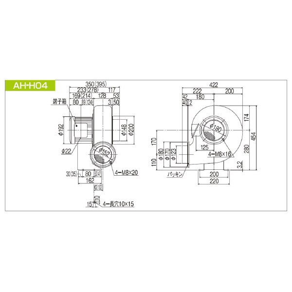 ＳＤＧ（株） 高効率電動送風機 AH 高効率電動送風機 AH-H04-L313