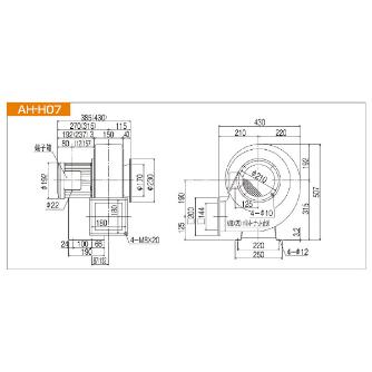 ＳＤＧ（株） 高効率電動送風機 AH 高効率電動送風機 AH-H07-L313