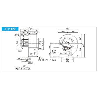 ＳＤＧ（株） 高効率電動送風機 AH 高効率電動送風機 AH-H22-L313