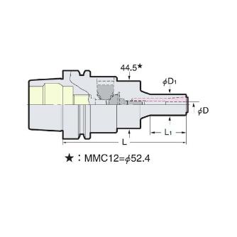 （株）日研工作所 ミニミニチャック HSK-MMC ミニミニチャック HSK50E-MMC8C-127