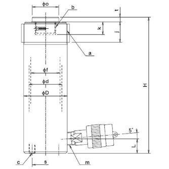 （株）大阪ジャッキ製作所 E形パワージャッキ E Ｅ形パワージャッキ E10S10