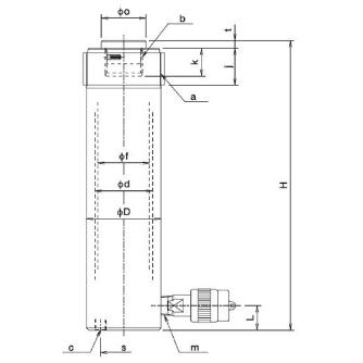 （株）大阪ジャッキ製作所 E形パワージャッキ E Ｅ形パワージャッキ E15S30