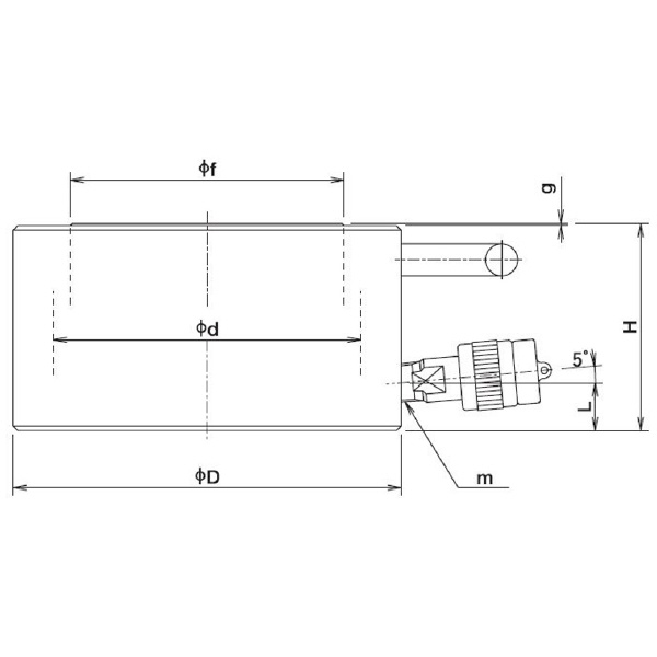 （株）大阪ジャッキ製作所 EF形フラットジャッキ EF ＥＦ形フラットジャッキ EF100S1.5