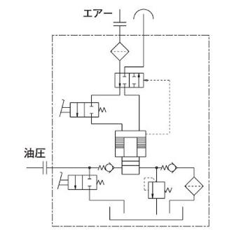 （株）大阪ジャッキ製作所 AB形エアーブースターポンプ AB ＡＢ形エアーブースターポンプ AB-2.5