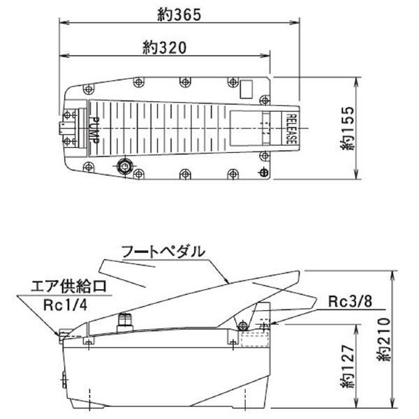 （株）大阪ジャッキ製作所 AB形エアーブースターポンプ AB ＡＢ形エアーブースターポンプ AB-2.5