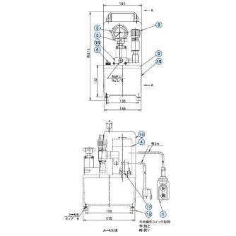 （株）大阪ジャッキ製作所 NEX形小形電動油圧ポンプ NEX ＮＥＸ形小形電動油圧ポンプ NEX-2E