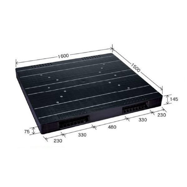 岐阜プラスチック工業（株） リスパレット JCKタイプ JCK リスパレット　ＪＣＫタイプ JCK-R2-150160 ﾌﾞﾗｯｸ