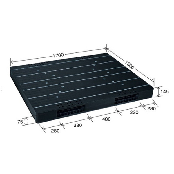 岐阜プラスチック工業（株） リスパレット JCKタイプ JCK リスパレット　ＪＣＫタイプ JCK-R2-130170 ﾌﾞﾗﾂｸ