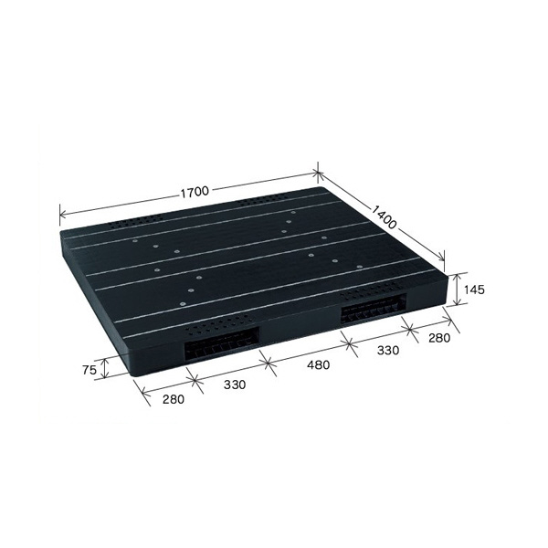 岐阜プラスチック工業（株） リスパレット JCKタイプ JCK リスパレット　ＪＣＫタイプ JCK-R2-140170 ﾌﾞﾗｯｸ