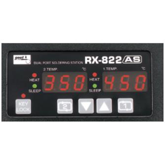 太洋電機産業（株） 鉛フリ－はんだ対応2本接続温調はんだこて RX-822AS 鉛フリ－はんだ対応２本接続温調はんだこて RX-822AS