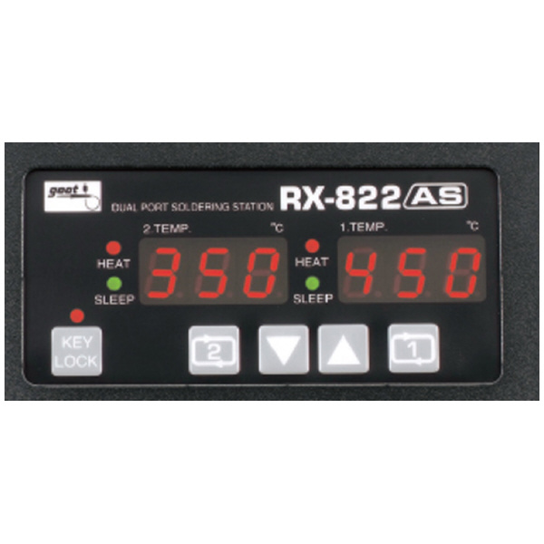 太洋電機産業（株） 鉛フリ－はんだ対応2本接続温調はんだこて RX-822AS 鉛フリ－はんだ対応２本接続温調はんだこて RX-822AS